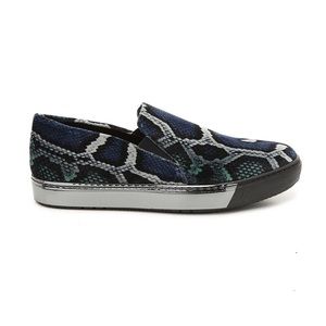 Sesto Meucci Velvet Snakeskin Sneakers